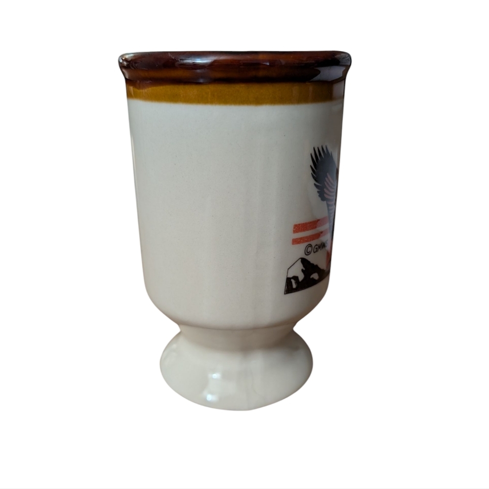 Vintage Utah Souvenir Mug with Eagle Design - Picture 3 of 8